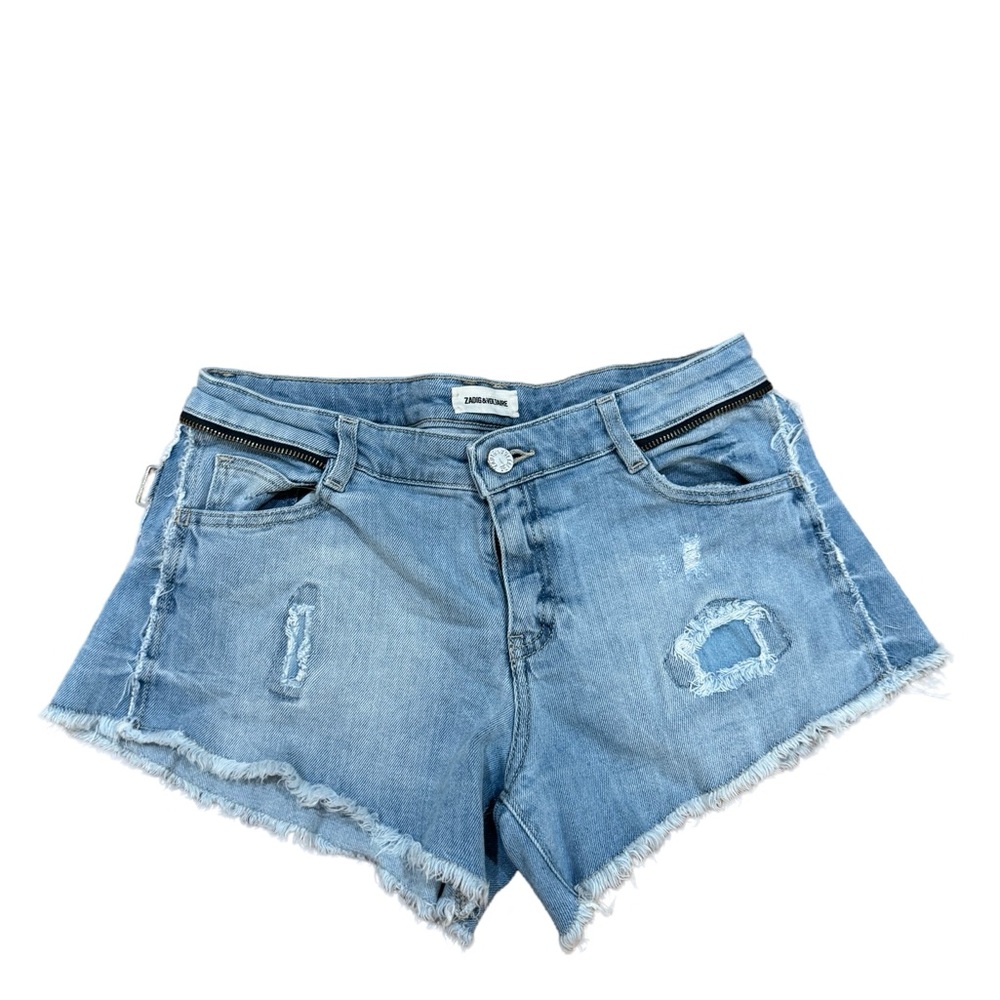 Zadig & Voltaire Paly Destroy Denim Short